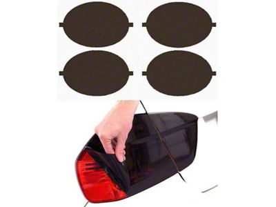 Lamin-X Tail Light Tint Covers; Charcoal (97-04 Corvette C5)