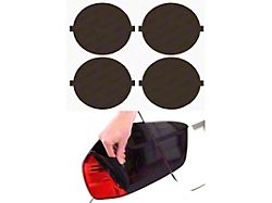 Lamin-X Tail Light Tint Covers; Charcoal (05-13 Corvette C6)