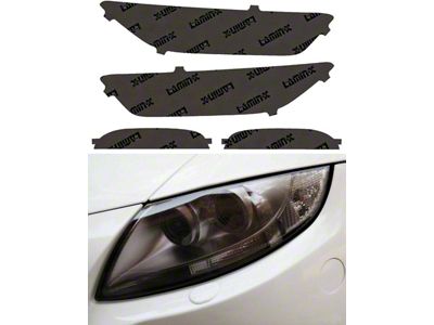 Lamin-X Headlight Tint Covers; Gunsmoke (21-24 Mustang Mach-E)