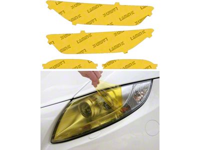 Lamin-X Headlight Tint Covers; Yellow (21-24 Mustang Mach-E)