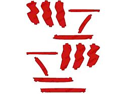 Lamin-X Tail Light Tint Covers; Red (21-25 Mustang Mach-E)