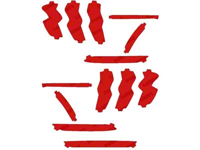 Lamin-X Tail Light Tint Covers; Red (21-25 Mustang Mach-E)