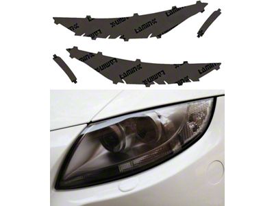 Lamin-X Headlight Tint Covers; Gunsmoke (21-24 Mustang Mach-E)