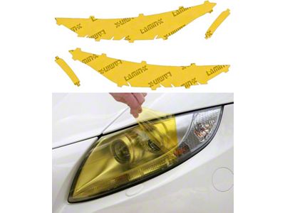 Lamin-X Headlight Tint Covers; Yellow (21-24 Mustang Mach-E)