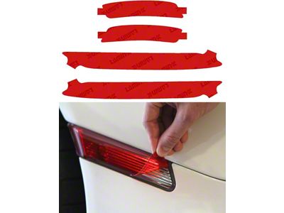 Lamin-X Rear Marker Light Tint Covers; Red (21-25 Mustang Mach-E)