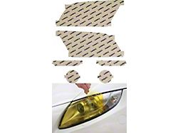 Lamin-X Headlight Tint Covers; Yellow (10-12 Mustang)