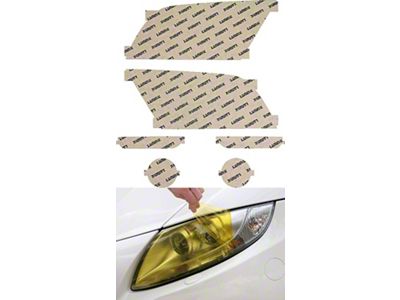 Lamin-X Headlight Tint Covers; Yellow (10-12 Mustang)