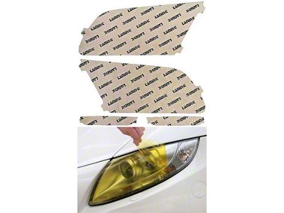 Lamin-X Headlight Tint Covers; Yellow (13-14 Mustang)