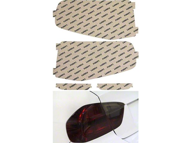 Lamin-X Tail Light Tint Covers; Smoked (10-12 Mustang)