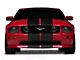 SEC10 Lemans Stripes; Matte Black; 12-Inch (79-23 Mustang)