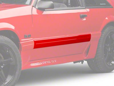 OPR Door Molding; Driver Side (87-93 Mustang LX)