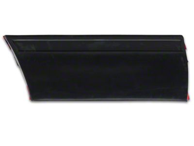Front Left Side Fender Molding; Rear (87-93 Mustang LX)