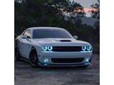 Facelift Flow Series Headlight Halo Kit with Bluetooth Controller (08-14 Challenger)