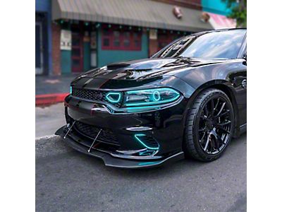 2020 dodge charger fog light kit Oracle Lighting 2015-2023 Dodge Charger ColorSHIFT RGB+W Linear Fog Light Upgrade Kit 1344-339 main image 1