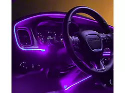 Lighting Trendz RGB 4-Piece Interior Dash Kit with Bluetooth Controller (Universal; Some Adaptation May Be Required)