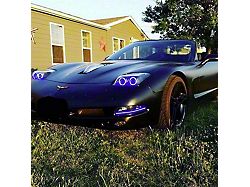 RGBW Headlight Halo Kit with Bluetooth Controller (97-04 Corvette C5)