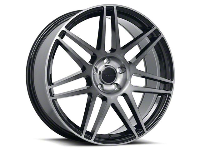 Liquid Metal Wheels Carbon Satin Black Wheel; 18x8 (05-09 Mustang GT, V6)