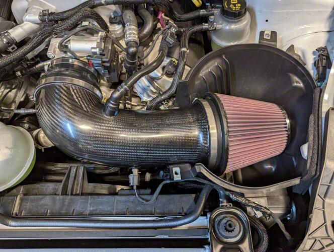Livernois Motorsports Mustang Cold Air Intake; Carbon Fiber LPP420010