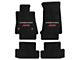 Lloyd Ultimat Front and Rear Floor Mats with Camaro and Red SS Logo; Black (16-24 Camaro)