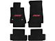 Lloyd Ultimat Front and Rear Floor Mats with Red SS Logo; Black (16-24 Camaro)