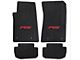 Lloyd Ultimat Front and Rear Floor Mats with RS Logo; Black (10-15 Camaro)