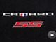 Lloyd Ultimat Front Floor Mats with Camaro and Red SS Logo; Black (16-24 Camaro)