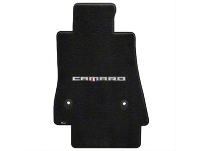 Lloyd Ultimat Front Floor Mats with Camaro Word Logo; Black (16-24 Camaro)