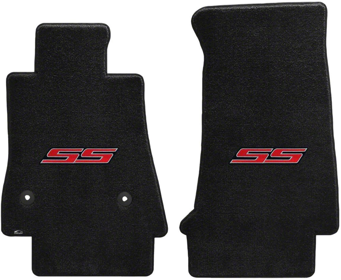 Lloyd Ultimat Front Floor Mats with Red SS Logo; Black (16-24 Camaro)