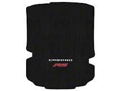 Lloyd Ultimat Trunk Mat with Camaro and Red RS Logo; Black (16-24 Camaro Coupe)