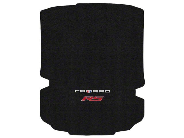 Lloyd Ultimat Trunk Mat with Camaro and Red RS Logo; Black (16-24 Camaro Coupe)