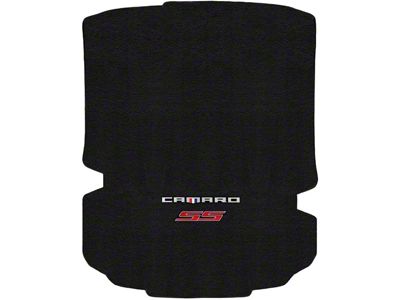 Lloyd Ultimat Trunk Mat with Camaro and Red SS Logo; Black (16-24 Camaro Coupe)