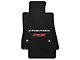 Lloyd Velourtex Front and Rear Floor Mats with Camaro and Red RS Logo; Black (16-24 Camaro)