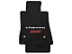 Lloyd Velourtex Front and Rear Floor Mats with Camaro and Red SS Logo; Black (16-24 Camaro)