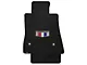 Lloyd Velourtex Front and Rear Floor Mats with Camaro Shield Logo; Black (16-24 Camaro)