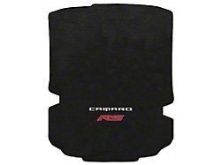 Lloyd Velourtex Trunk Mat with Camaro and Red RS Logo; Black (16-24 Camaro Coupe)
