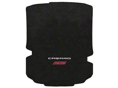 Lloyd Velourtex Trunk Mat with Camaro and Red SS Logo; Black (16-24 Camaro Coupe)
