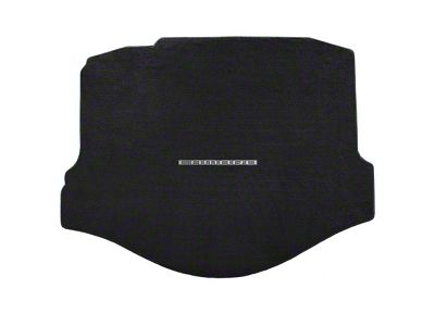 Lloyd Velourtex Trunk Mat with Camaro Logo; Black (10-15 Camaro Coupe)