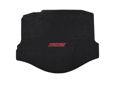 Lloyd Velourtex Trunk Mat with SS Logo; Black (10-15 Camaro Coupe)