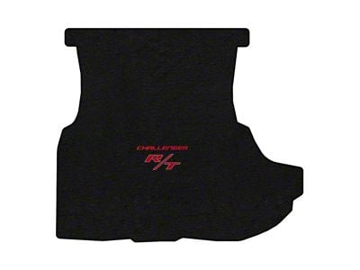 Lloyd Trunk Mat with Challenger and Red RT Logo; Black (08-10 Challenger w/ Subwoofer)