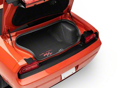 Lloyd Trunk Mat with Challenger and Red RT Logo; Black (12-23 Challenger, Excluding AWD)