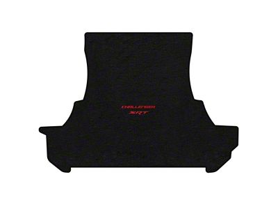 Lloyd Trunk Mat with Challenger and Red SRT Logo; Black (2011 Challenger w/o Subwoofer)