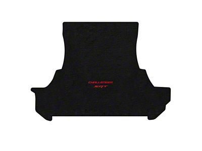 Lloyd Trunk Mat with Challenger and Red SRT Logo; Black (12-23 Challenger, Excluding AWD)