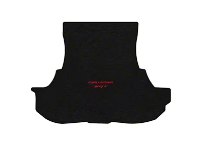 Lloyd Trunk Mat with Challenger and Red SRT Logo; Black (17-23 AWD Challenger)