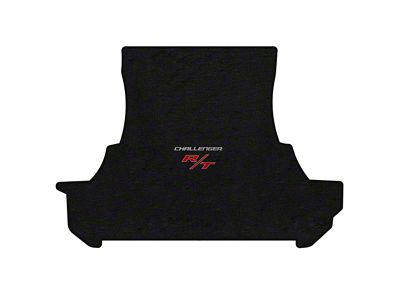 Lloyd Trunk Mat with Challenger and Silver RT Logo; Black (2011 Challenger w/o Subwoofer)