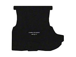 Lloyd Trunk Mat with Challenger and Silver SRT Logo; Black (08-10 Challenger w/ Subwoofer)