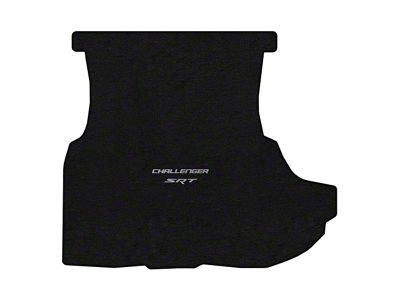 Lloyd Trunk Mat with Challenger and Silver SRT Logo; Black (08-10 Challenger w/ Subwoofer)