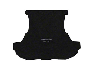 Lloyd Trunk Mat with Challenger and Silver SRT Logo; Black (08-10 Challenger w/o Subwoofer)