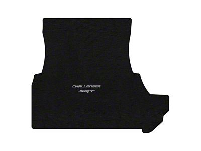 Lloyd Trunk Mat with Challenger and Silver SRT Logo; Black (2011 Challenger w/ Subwoofer)