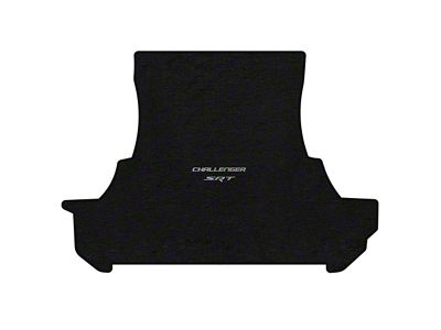 Lloyd Trunk Mat with Challenger and Silver SRT Logo; Black (2011 Challenger w/o Subwoofer)