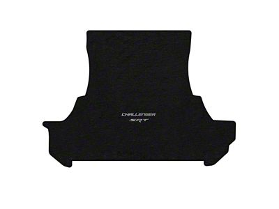 Lloyd Trunk Mat with Challenger and Silver SRT Logo; Black (12-23 Challenger, Excluding AWD)